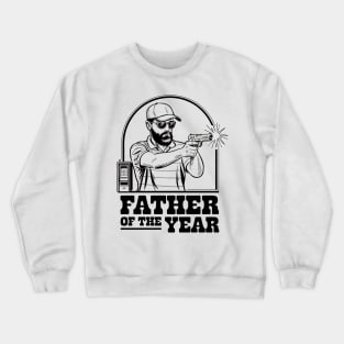 Father Of The Year Gary Plauche Fathers Day Crewneck Sweatshirt